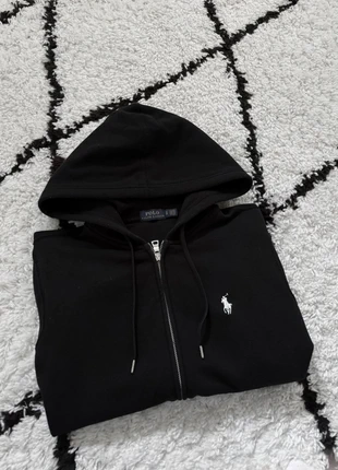 Sweat/Veste Zip Ralph Lauren Noire Logo Brodé Blanc | Taille XS | Comme Neuf, marque: Ralph Lauren, état: Neuf sans étiquette, taille: XS, 67,00 €, 71,05 € Protection acheteurs incluse