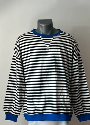 Sweat à rayures , taille M, noir et blanc, neuf, état: Neuf sans étiquette, taille: M, 5,50 €, 6,48 € Protection acheteurs (Pro) incluse