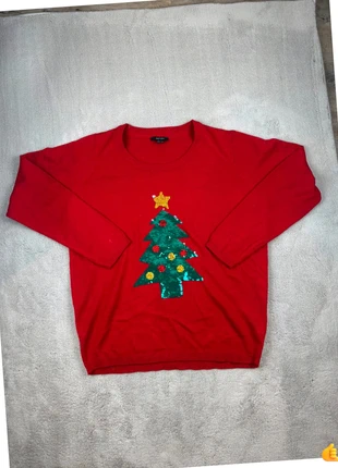 Pull noel rouge sapin pailette / Taille M / Très bon état / L67, marque: Vintage Dressing, état: Très bon état, taille: M, 25,00 €, 26,95 € Protection acheteurs incluse