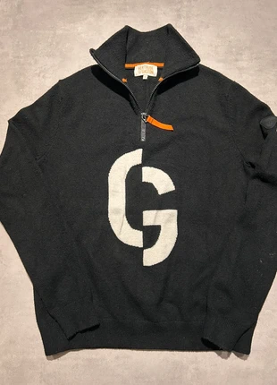 Pull 1/4 zip quart zip col camionneur Gertrude Gaston noir logo blanc | taille S |, marque: Gertrude, état: Très bon état, taille: S, 85,00 €, 89,95 € Protection acheteurs (Pro) incluse