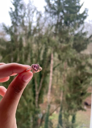 Bague or rose cœur ornée de cristaux, merk: histoire d'or, staat: Nieuw zonder prijskaartje, maat: Aanpasbaar, € 10,99, € 12,24 inclusief Kopersbescherming