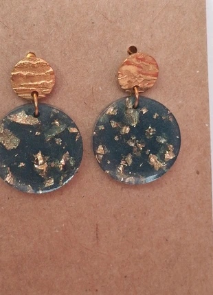 Palets bleus/verts et feuilles d’or, marke: Fait Main, zustand: Neu, 4,00 €, 4,90 € inklusive Vinted-Käuferschutz