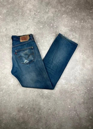 Pantalon Jeans Levis 501 Taille FR42 W32 L32 Homme Bleu Marine Coton Coupe Droite #L88, marque: Levi's, état: Très bon état, taille: W32 | FR 42, 22,50 €, 24,33 € Protection acheteurs (Pro) incluse