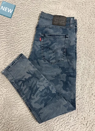 Jean Levi’s 512 Performance Vintage 00s bleu marine Camo - Slim Taper - W34L30 (FR44), marke: Levi's, zustand: Sehr gut, größe: W34 | DE 50, 29,99 €, 32,19 € beinhaltet Vinted-Käuferschutz Pro