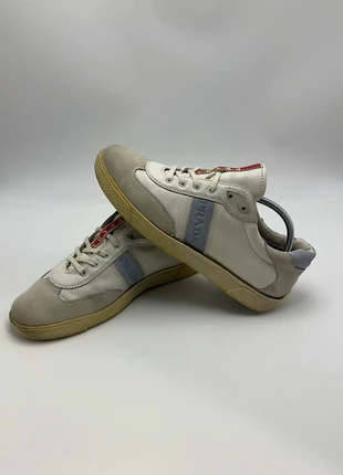 Prada White & Turquoise Leather Sneaker for Women y2k vintage // size EU 39 //, marque: Prada, état: Satisfaisant, taille: 39, 59,95 €, 63,65 € Protection acheteurs incluse