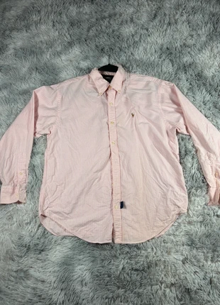 Chemise Polo Ralph Lauren homme L rayée rose, marque: Ralph Lauren, état: Bon état, taille: L, 30,00 €, 32,20 € Protection acheteurs incluse