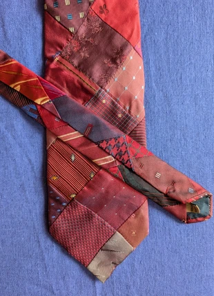 Patchwork silk tie, brand: Cadè Fincia, condition: Very good, £8.00, £9.10 includes Buyer Protection