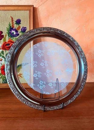 Silver Plated & Glass Dessert Tray – Plateau à Gâteau Vintage en Verre et Métal Argenté, marque: Argent, état: Très bon état, 25,00 €, 26,95 € Protection acheteurs incluse