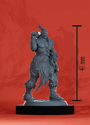 Miniature dnd - guerrier orc - figurine à peindre pour jeux de rôle diorama et wargames, marke: D&D, zustand: Sehr gut, 4,50 €, 5,43 € beinhaltet Vinted-Käuferschutz Pro