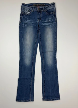Vintage y2k Bootcut Jeans | Blau | Größe 34 | Pashanim Style, merk: Japan Style, staat: Heel goed, maat: XS / 34 / 6, € 19,90, € 21,60 inclusief Kopersbescherming