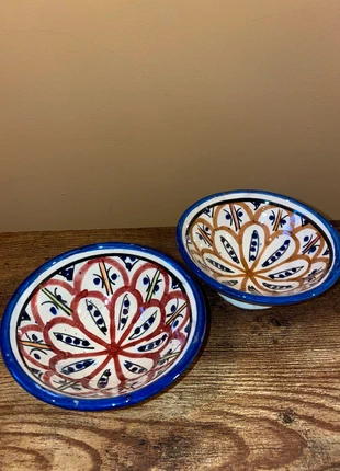 Schaaltjes Marokkaans aardewerk bruin rood tapas, staat: Nieuw zonder prijskaartje, € 7,00, € 8,05 inclusief Kopersbescherming