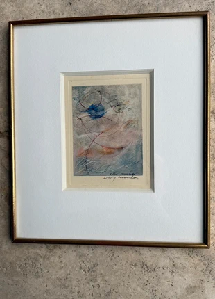 Willy Mucha (French 1905-1995) Tableau signé Mixed Framed Abstract, Signed, brand: Art, condition: Very good, €119.00, €125.65 includes Buyer Protection Pro