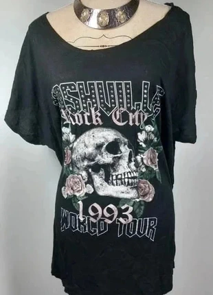 💀Beau tee shirt rock skull de chez New Look taille 54💀, marca: New Look, estado: Muy bueno, tamaño: 7XL / 54 / 26, 15,00 €, 16,45 € Protección al comprador Pro incluida