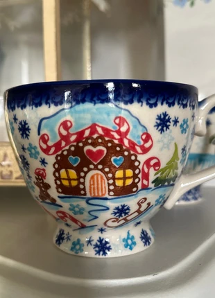 Bolesławiec duży kubek 350 ml Unikat!, merk: BOLESLAWIEC, staat: Nieuw zonder prijskaartje, € 24,00, € 25,90 inclusief Kopersbescherming