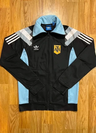 Veste gilet à zip adidas firebird trackjacket vintage rétro Argentine 2013 2015 noire bleu blanc M, brand: adidas, condition: Very good, size: M, €59.00, €62.65 includes Buyer Protection