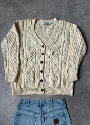 Pull d’hiver Cardigan Aran Crafts cable knit Aran wool vintage 80s 90s 00s y2k 100% laine tricot, marque: Aran Crafts, état: Très bon état, taille: XL, 60,00 €, 63,70 € Protection acheteurs (Pro) incluse