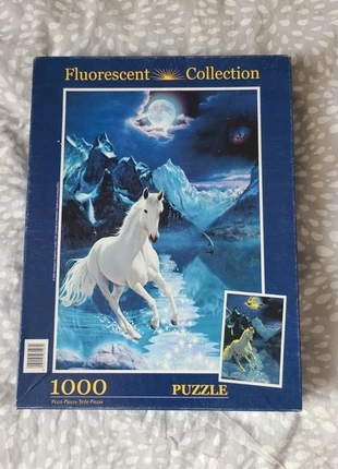 Puzzle 1000 pièces fluorescent – Clémentoni – Complet, brand: Clementoni, condition: Very good, €8.00, €9.10 includes Buyer Protection