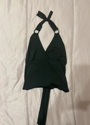 halterneck top nblavk vintage y2k 2000s alt emo, marke: Sushan, zustand: Sehr gut, größe: XS / 34 / 6, 8,00 €, 9,10 € inklusive Vinted-Käuferschutz