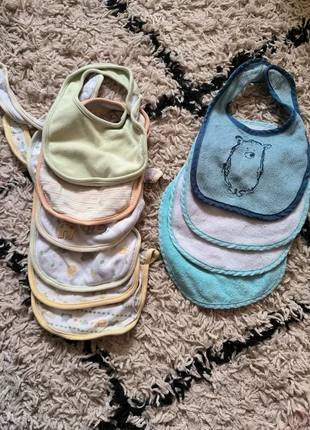 Lot de 10 bavoirs à scratch, marke: Tex Baby, zustand: Sehr gut, 1,20 €, 1,96 € inklusive Vinted-Käuferschutz