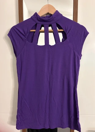 Tee-shirt violet, marque: Morgan, état: Très bon état, taille: M / 38 / 10, 3,00 €, 3,85 € Protection acheteurs incluse
