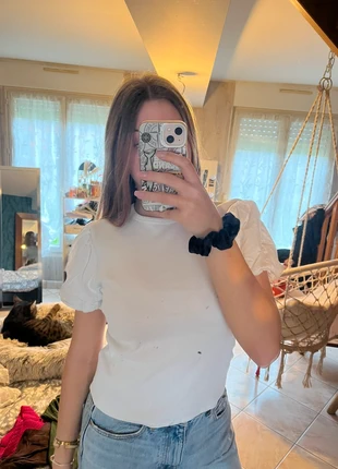 top à froufrou, brand: Kiabi, condition: Very good, size: M / 38 / 10, €6.00, €7.00 includes Buyer Protection