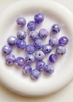 Matériaux DIY : perles en verre, cristal en verre de qualité K9, 8 mm, lot de 25 pièces, état: Neuf sans étiquette, 1,00 €, 1,75 € Protection acheteurs (Pro) incluse