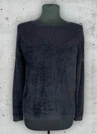 Pull hiver fluffy Grain De Malice noir ( XS / 34 / 6 ), marque: Grain de Malice, état: Très bon état, taille: XS / 34 / 6, 3,00 €, 3,85 € Protection acheteurs (Pro) incluse