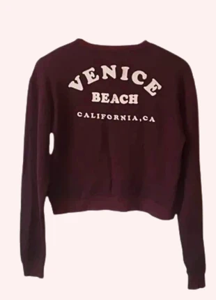 Sweat cropped algodão| Pull&Bear, brand: Pull & Bear, condizioni: Ottime, taglia: S / IT 40 / EU 36, €5.00, €5.95 include la Protezione acquisti