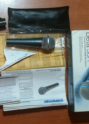 Shure Beta 58A, marke: Shure, zustand: Sehr gut, 110,00 €, 116,20 € inklusive Vinted-Käuferschutz