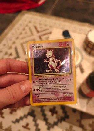 Cartes pokémon Mewtwo set de base holographique, brand: Pokémon, condizioni: Discrete, €10.00, €11.20 include la Protezione acquisti