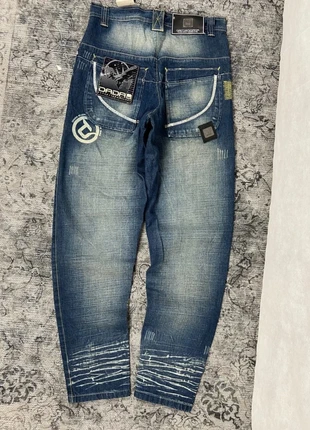 Jeans Dada Suprême M 30 super rare Hip hop broderies bleu vert y2k vintage, merk: Dada Supreme, staat: Heel goed, maat: W30 | FR 40, € 18,99, € 20,64 inclusief Kopersbescherming Pro