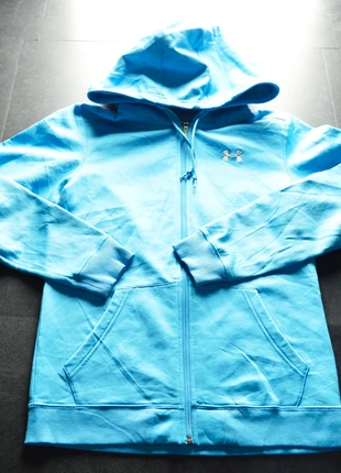 Sweat à capuche full Zip Under Armour, taille S/M, bleu, marque: Under Armour, état: Très bon état, taille: S, 10,00 €, 11,20 € Protection acheteurs incluse