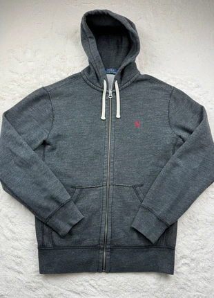 Sweat à capuche zippé Polo Ralph Lauren | Taille S homme | Gris anthracite, marque: Ralph Lauren, état: Très bon état, taille: S, 65,00 €, 68,95 € Protection acheteurs incluse