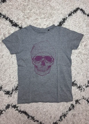 T-shirt tête de mort gris homme Wooop S très bon état, marque: Wooop, état: Très bon état, taille: S, 7,00 €, 8,05 € Protection acheteurs incluse