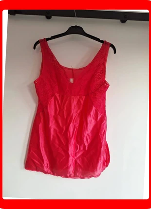 Débardeur vintage rouge dentelle femme 42, état: Très bon état, taille: XL / 42 / 14, 5,00 €, 5,95 € Protection acheteurs (Pro) incluse