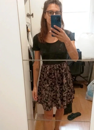 Robe jupe fleurie, marca: Shein, estado: Nuevo sin etiquetas, tamaño: M / 38 / 10, 3,00 €, 3,85 € Protección al comprador incluida