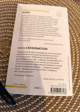 Noire la vie méconnue de Claudette colbin, condition: Very good, €1.50, €2.28 includes Buyer Protection