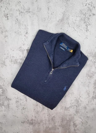 Pull 1/4 zip bleu marine Ralph Lauren – Taille XL Homme (mesures en photo), marque: Ralph Lauren, état: Très bon état, taille: XL, 60,00 €, 63,70 € Protection acheteurs (Pro) incluse