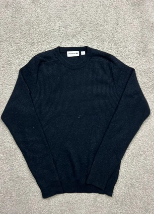 Pull col rond en laine Lacoste d'hiver vintage | Taille S Hommes | Bleu marine logo patch manche, marca: Lacoste, estado: Muy bueno, tamaño: S, 27,00 €, 29,05 € Protección al comprador Pro incluida