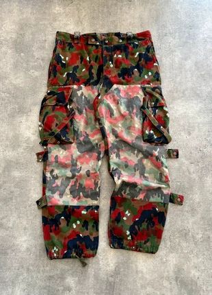 Rare Cargo Pant / Salopette Alpenflage M70 combat Camo Swiss Army vintage Military, brand: Army, condition: Very good, size: W36, €57.95, €61.55 includes Buyer Protection Pro