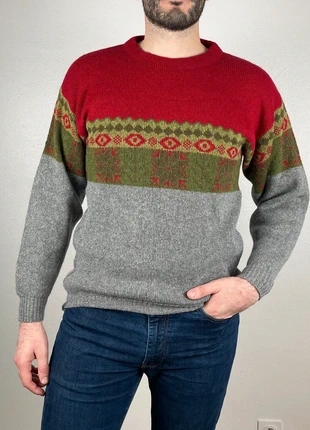 Pull vintage Rouge et gris Homme Taille M / VST240, marque: Vintage, état: Très bon état, taille: M, 20,00 €, 21,70 € Protection acheteurs (Pro) incluse
