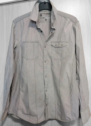 Chemise gris clair Jules pour homme, taille M., merk: Jules, staat: Heel goed, maat: M, € 3,50, € 4,38 inclusief Kopersbescherming