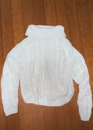 Weißer Rollkragenpulli, merk: Sonstiges, staat: Goed, maat: XL / 42 / 14, € 4,00, € 4,90 inclusief Kopersbescherming