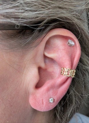 Bague d'oreille earcuff en acier inoxydable, marca: Tendance, estado: Muito bom, €9.00, €10.15 inclui Proteção do Comprador