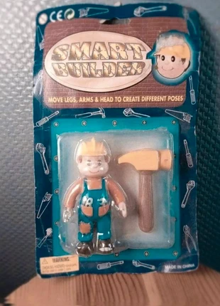 Jouet ancien Smart Builder – Figurine ouvrier vintage articulée + marteau Idée cadeau Noël, brand: Amazon, condition: Very good, size: One size, €3.00, €3.85 includes Buyer Protection