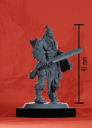Miniature dnd - guerrier orc - figurine à peindre pour jeux de rôle diorama et wargames, marke: D&D, zustand: Sehr gut, 4,50 €, 5,43 € beinhaltet Vinted-Käuferschutz Pro