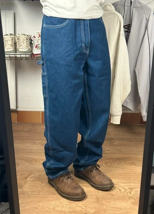 Pantalon Carpenter Vintage Worker Workwear Large Baggy Jean Bleu Marine t.48FR FR48 W36, marque: WORKWEAR, état: Très bon état, taille: W38 | FR 48, 22,90 €, 24,75 € Protection acheteurs (Pro) incluse