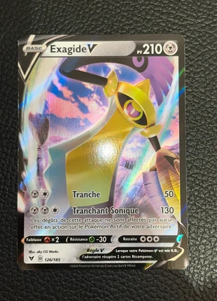 Exagide V 126/185, marque: Pokémon, état: Très bon état, 3,00 €, 3,85 € Protection acheteurs (Pro) incluse