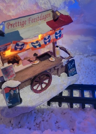 village de noel Le chariot à harengs, marque: typisch Hollands, état: Très bon état, 12,50 €, 13,83 € Protection acheteurs incluse