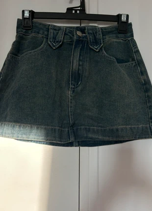 Mini Jupe en jeans vintage, marca: Boutique Parisienne, estado: Muito bom, tamanho: XS / 34 / 6, €13.00, €14.35 inclui Proteção do Comprador